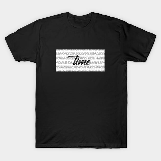 Time T-Shirt by LukeForbesDesign